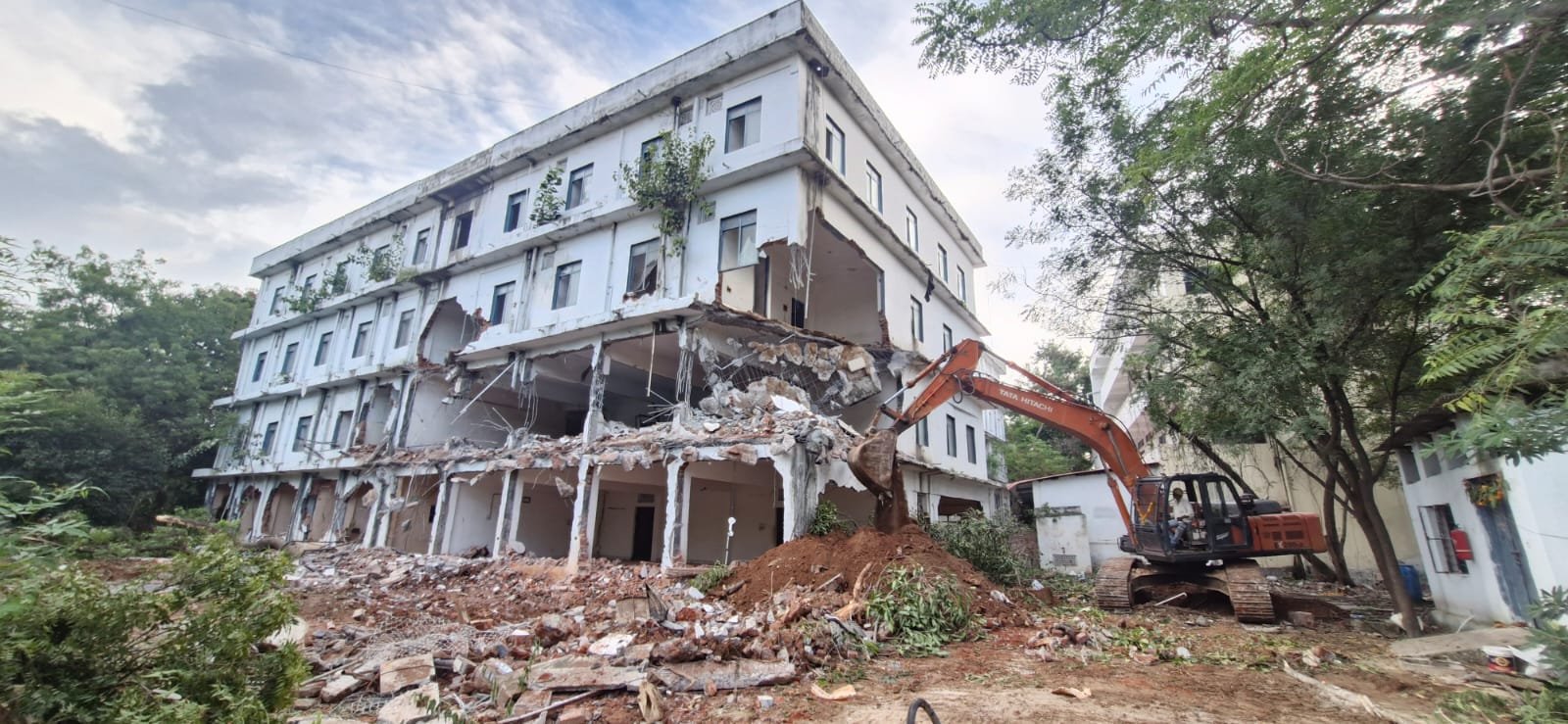 RCC breaking Hyderabad