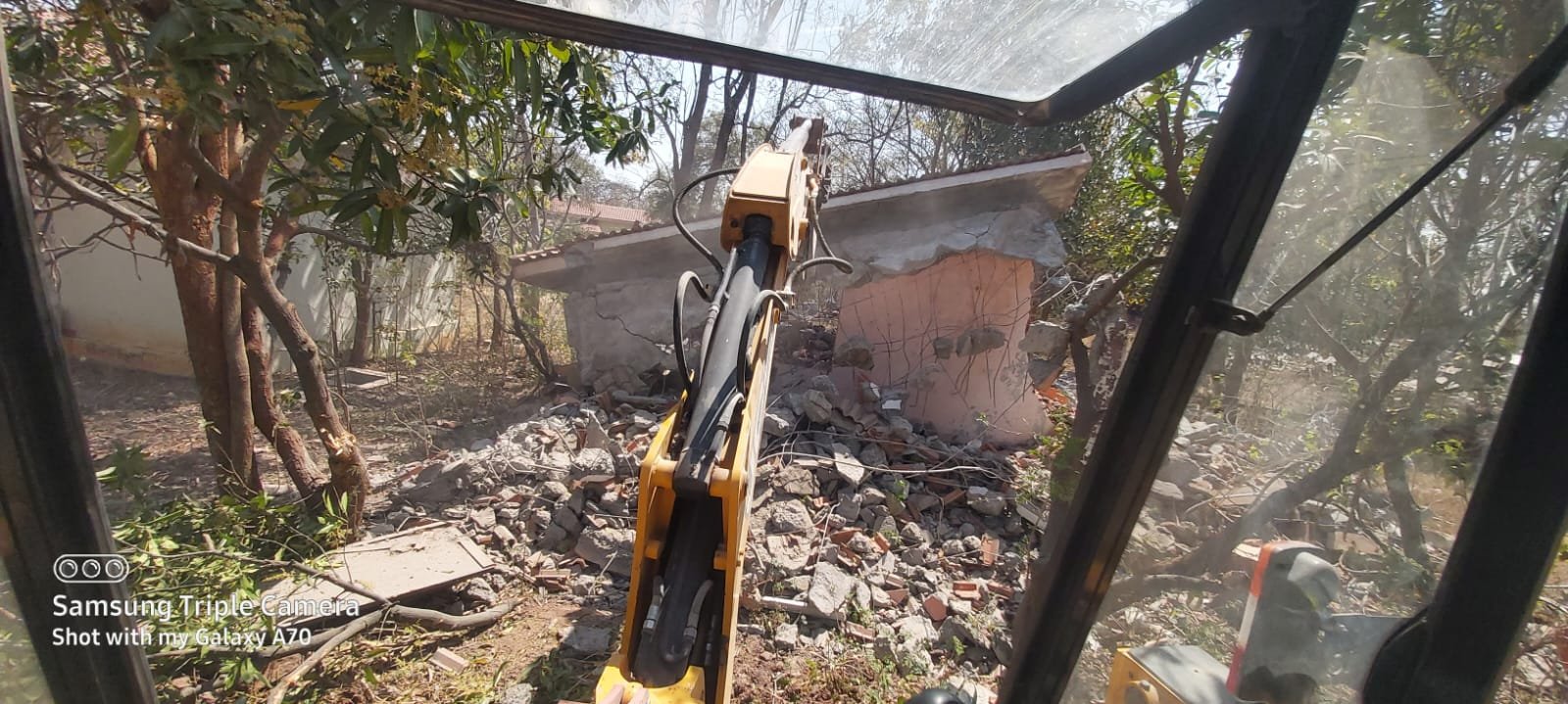 Apartment demolition Vijayawada